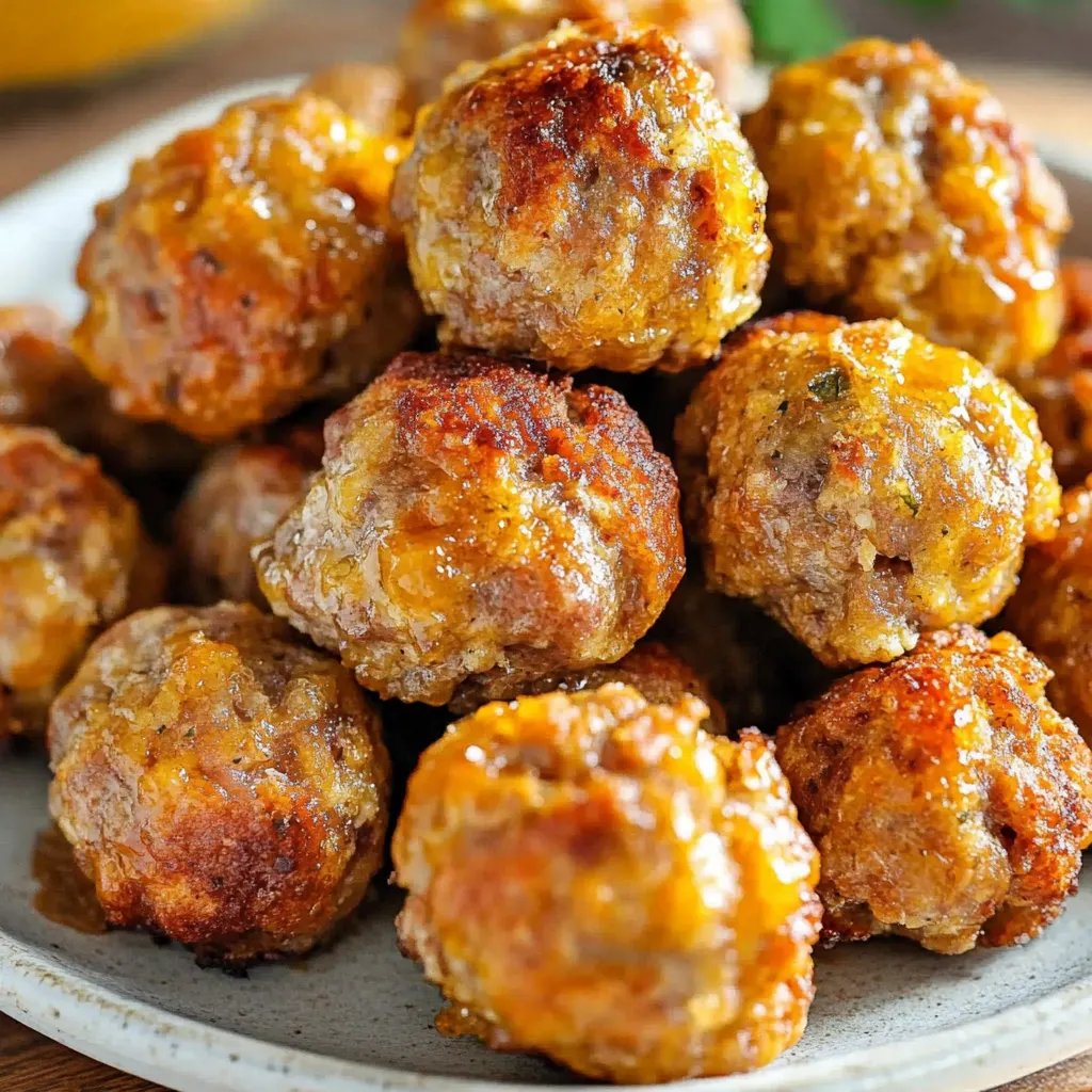 Bisquick Sausage Balls