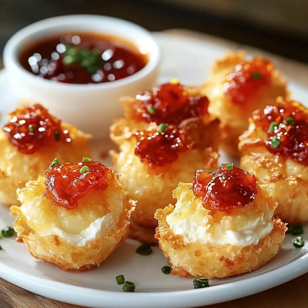 Quick Pepper Jelly Cream Cheese Appetizer Dip and Bites