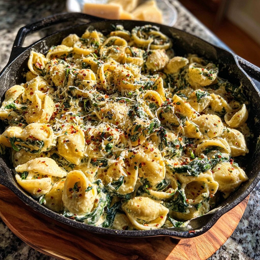 Creamy Spinach Ricotta Pasta