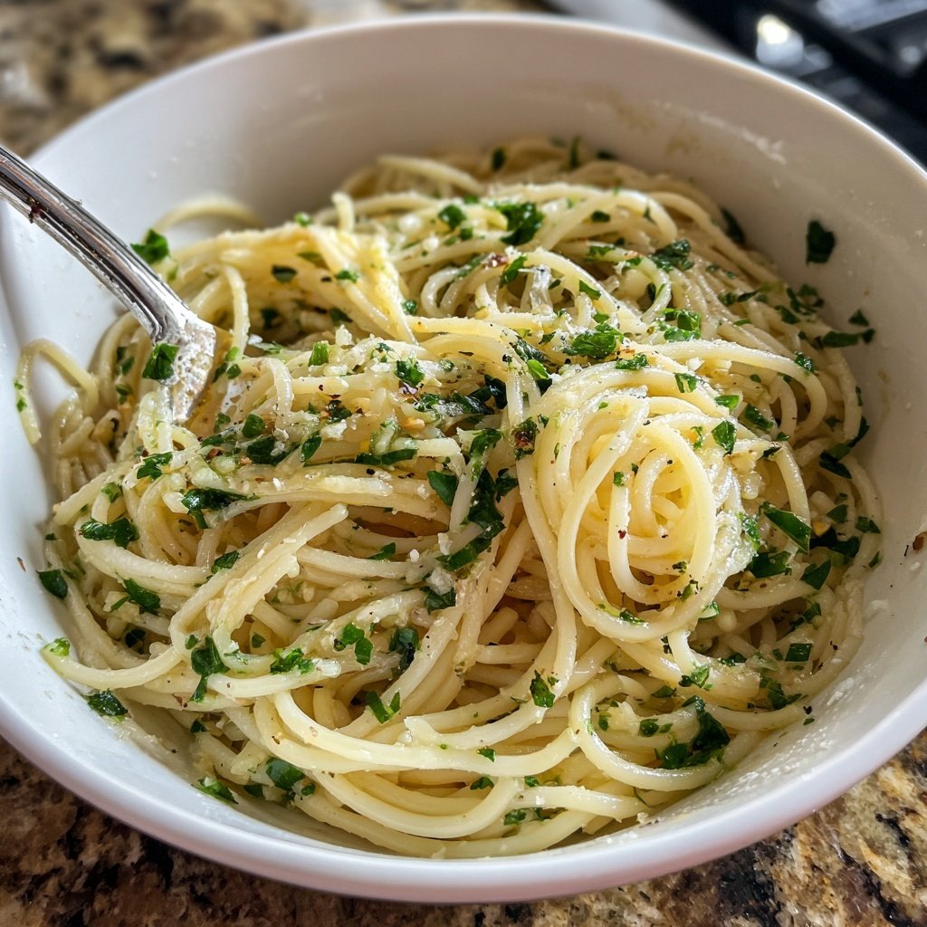 Quick & Easy 15-Minute Garlic Pasta