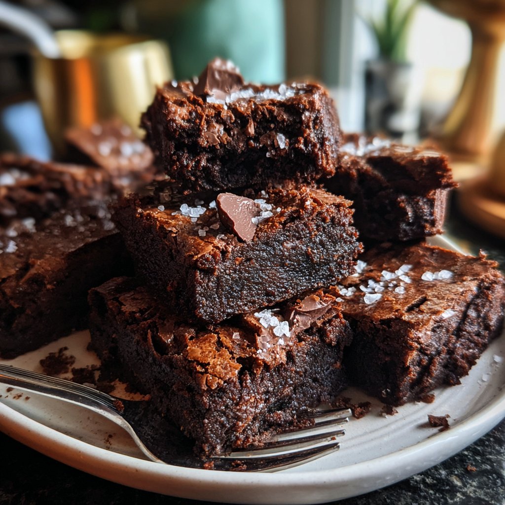 Sourdough Discard Brownies Fudgy Style