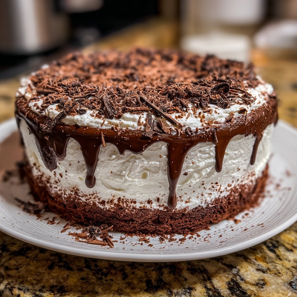 Chocolate Cake With Sour Cream Frosting