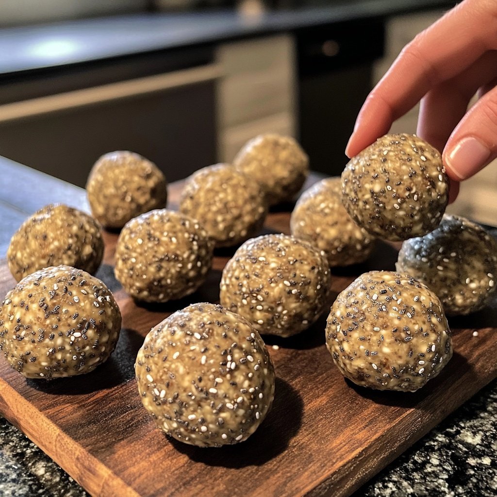 Protein Balls with Chia Seeds