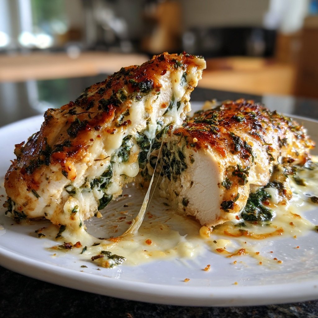 Chicken Breast Stuffed with Spinach